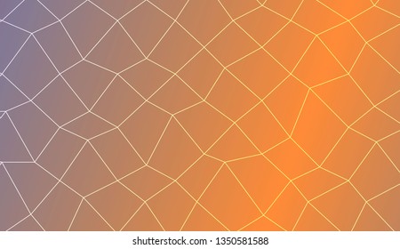 Abstract illustration with an elegant polygonal mesh . For your wallpaper, advert, banner, poster. Vector illustration