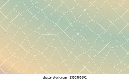 Abstract illustration with an elegant polygonal mesh . Texture for your design. Vector illustration. Creative gradient color