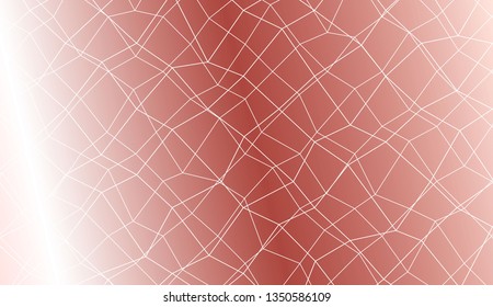 Abstract illustration with an elegant polygonal mesh . Bright background for poster, banner, flyer. Vector illustration. Creative gradient color