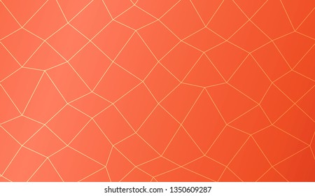 Abstract illustration with an elegant polygonal mesh . Bright background for poster, banner, flyer. Vector illustration. Creative gradient color