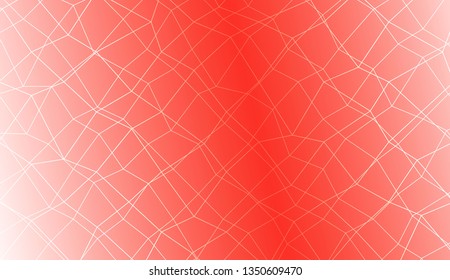 Abstract illustration with an elegant polygonal mesh . Bright background for poster, banner, flyer. Vector illustration. Creative gradient color
