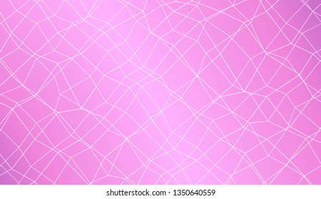 Abstract illustration with an elegant polygonal mesh . Bright background for poster, banner, flyer. Vector illustration. Creative gradient color