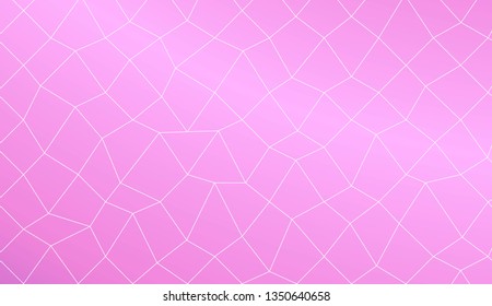 Abstract illustration with an elegant polygonal mesh . Bright background for poster, banner, flyer. Vector illustration. Creative gradient color