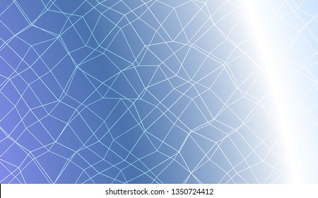 Abstract illustration with an elegant polygonal mesh . Bright background for poster, banner, flyer. Vector illustration. Creative gradient color