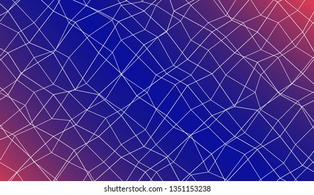 Abstract illustration with an elegant polygonal mesh . For your wallpaper, advert, banner, poster. Vector illustration