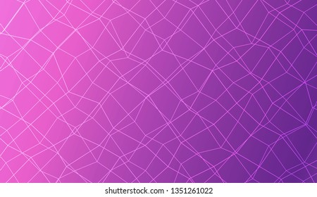Abstract illustration with an elegant polygonal mesh . Bright background for poster, banner, flyer. Vector illustration. Creative gradient color