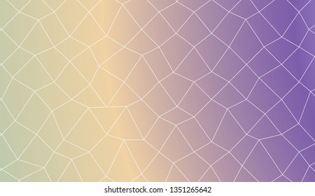 Abstract illustration with an elegant polygonal mesh . Texture for your design. Vector illustration. Creative gradient color
