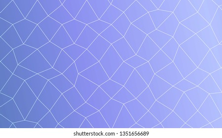 Abstract illustration with an elegant polygonal mesh . Bright background for poster, banner, flyer. Vector illustration. Creative gradient color
