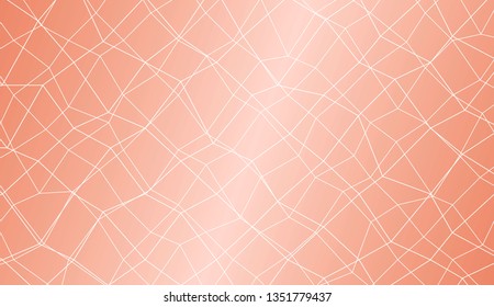 Abstract illustration with an elegant polygonal mesh . Bright background for poster, banner, flyer. Vector illustration. Creative gradient color