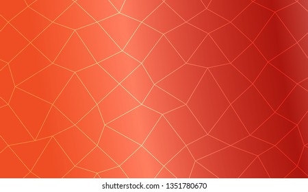 Abstract illustration with an elegant polygonal mesh . Bright background for poster, banner, flyer. Vector illustration. Creative gradient color