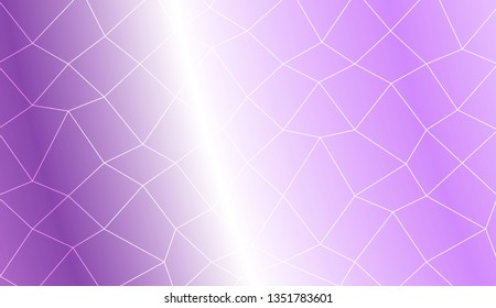 Abstract illustration with an elegant polygonal mesh . Bright background for poster, banner, flyer. Vector illustration. Creative gradient color