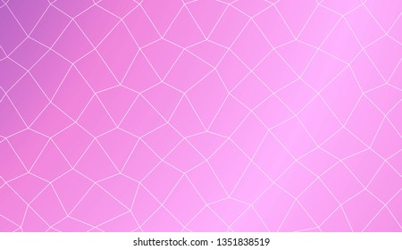 Abstract illustration with an elegant polygonal mesh . Bright background for poster, banner, flyer. Vector illustration. Creative gradient color