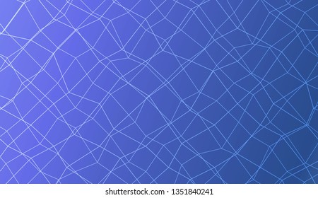 Abstract illustration with an elegant polygonal mesh . Bright background for poster, banner, flyer. Vector illustration. Creative gradient color