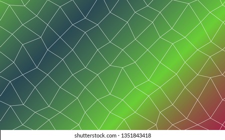 Abstract illustration with an elegant polygonal mesh . Texture for your design. Vector illustration. Creative gradient color