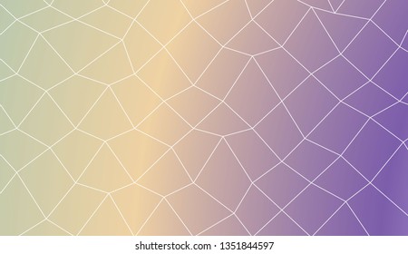 Abstract illustration with an elegant polygonal mesh . Texture for your design. Vector illustration. Creative gradient color