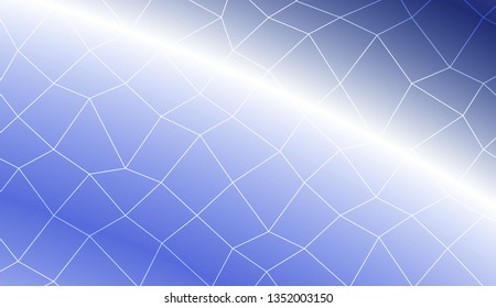 Abstract illustration with an elegant polygonal mesh . Bright background for poster, banner, flyer. Vector illustration. Creative gradient color