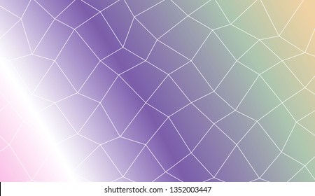 Abstract illustration with an elegant polygonal mesh . Texture for your design. Vector illustration. Creative gradient color