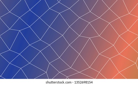 Abstract illustration with an elegant polygonal mesh . For your wallpaper, advert, banner, poster. Vector illustration