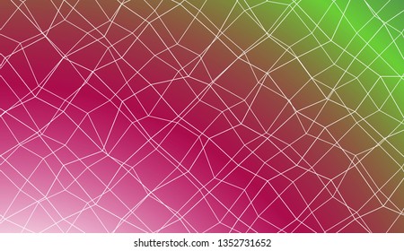Abstract illustration with an elegant polygonal mesh . Texture for your design. Vector illustration. Creative gradient color