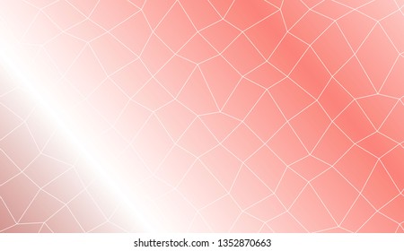 Abstract illustration with an elegant polygonal mesh . Bright background for poster, banner, flyer. Vector illustration. Creative gradient color