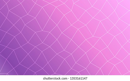 Abstract illustration with an elegant polygonal mesh . Bright background for poster, banner, flyer. Vector illustration. Creative gradient color