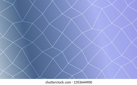 Abstract illustration with an elegant polygonal mesh . Bright background for poster, banner, flyer. Vector illustration. Creative gradient color