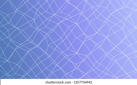 Abstract illustration with an elegant polygonal mesh . Bright background for poster, banner, flyer. Vector illustration. Creative gradient color