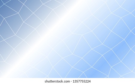 Abstract illustration with an elegant polygonal mesh . Bright background for poster, banner, flyer. Vector illustration. Creative gradient color