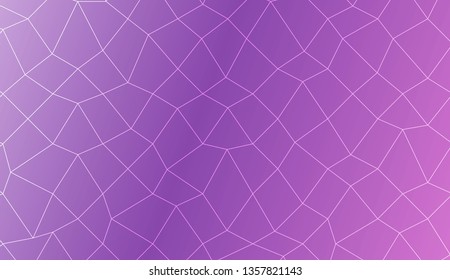Abstract illustration with an elegant polygonal mesh . Bright background for poster, banner, flyer. Vector illustration. Creative gradient color