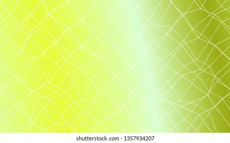 Abstract illustration with an elegant polygonal mesh . Bright background for poster, banner, flyer. Vector illustration. Creative gradient color