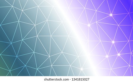 Abstract illustration with an elegant triangles. Design for flyer, wallpaper, presentation, paper. Vector illustration. Creative gradient color