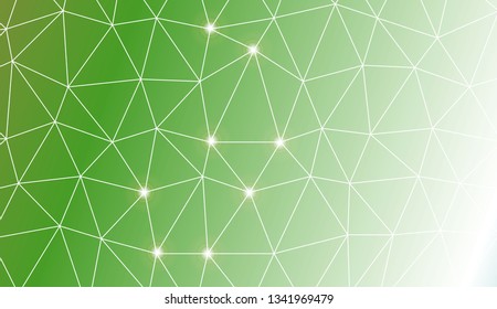 Abstract illustration with an elegant triangles. Design for flyer, wallpaper, presentation, paper. Vector illustration. Creative gradient color