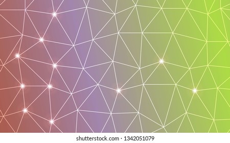 Abstract illustration with an elegant triangles. Design for flyer, wallpaper, presentation, paper. Vector illustration. Creative gradient color