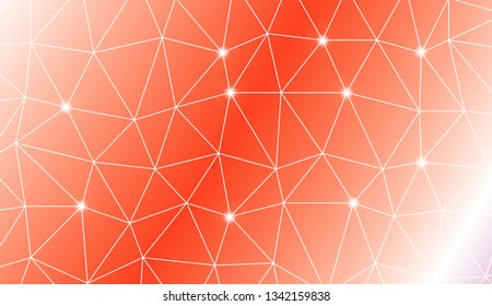 Abstract illustration with an elegant triangles. Design for flyer, wallpaper, presentation, paper. Vector illustration. Creative gradient color