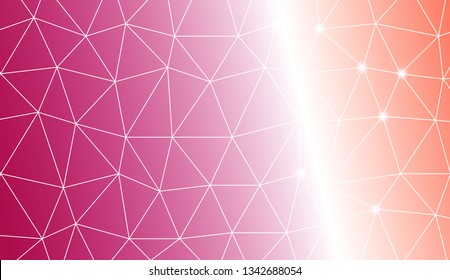 Abstract illustration with an elegant triangles. Design for flyer, wallpaper, presentation, paper. Vector illustration. Creative gradient color