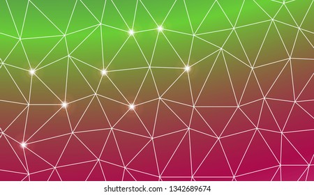 Abstract illustration with an elegant triangles. Design for flyer, wallpaper, presentation, paper. Vector illustration. Creative gradient color