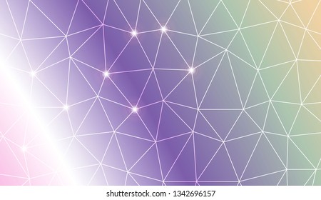Abstract illustration with an elegant triangles. Design for flyer, wallpaper, presentation, paper. Vector illustration. Creative gradient color