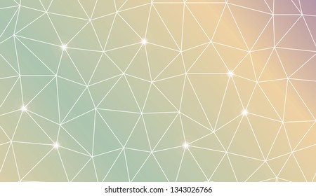 Abstract illustration with an elegant triangles. Design for flyer, wallpaper, presentation, paper. Vector illustration. Creative gradient color