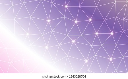 Abstract illustration with an elegant triangles. Design for flyer, wallpaper, presentation, paper. Vector illustration. Creative gradient color