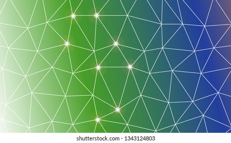 Abstract illustration with an elegant triangles. Design for flyer, wallpaper, presentation, paper. Vector illustration. Creative gradient color