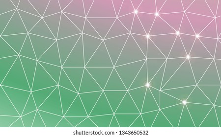 Abstract illustration with an elegant triangles. Design for flyer, wallpaper, presentation, paper. Vector illustration. Creative gradient color