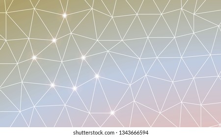 Abstract illustration with an elegant triangles. Design for flyer, wallpaper, presentation, paper. Vector illustration. Creative gradient color