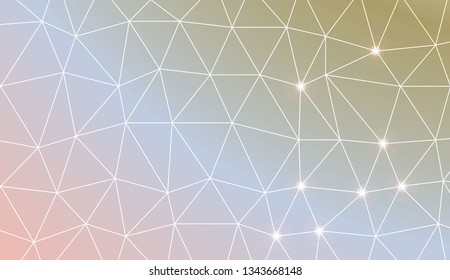 Abstract illustration with an elegant triangles. Design for flyer, wallpaper, presentation, paper. Vector illustration. Creative gradient color