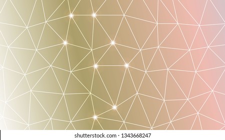 Abstract illustration with an elegant triangles. Design for flyer, wallpaper, presentation, paper. Vector illustration. Creative gradient color