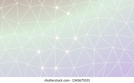 Abstract illustration with an elegant triangles. Design for flyer, wallpaper, presentation, paper. Vector illustration. Creative gradient color