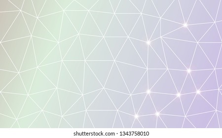 Abstract illustration with an elegant triangles. Design for flyer, wallpaper, presentation, paper. Vector illustration. Creative gradient color