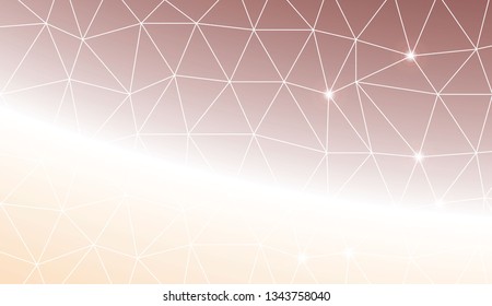 Abstract illustration with an elegant triangles. Design for flyer, wallpaper, presentation, paper. Vector illustration. Creative gradient color