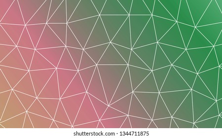 Abstract illustration with an elegant triangles. Design for flyer, wallpaper, presentation, paper. Vector illustration. Creative gradient color