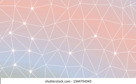 Abstract illustration with an elegant triangles. Design for flyer, wallpaper, presentation, paper. Vector illustration. Creative gradient color