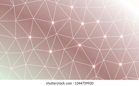 Abstract illustration with an elegant triangles. Design for flyer, wallpaper, presentation, paper. Vector illustration. Creative gradient color